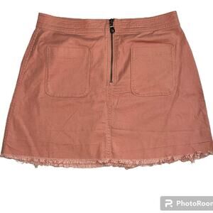 Madewell Terracotta Mini Skirt